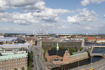 Naklejka premium Panorama à Copenhague, Danemark 