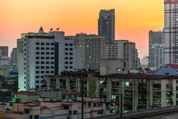 Sunset on Bangkok