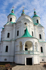 Fototapeta premium Beautiful church in Kozeletz in Ukraine