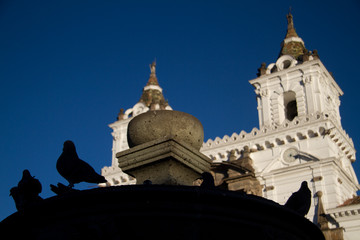 San Francisco Church reflection, Quito, Ecuador