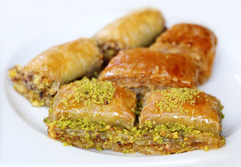 delicious Turkish baklava