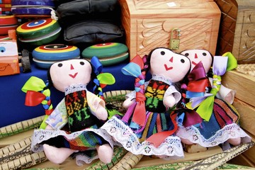 Mexican dolls, arts and crafts