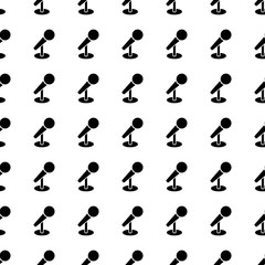 microphone seamless pattern. Vector
