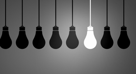 Naklejka premium Light bulb