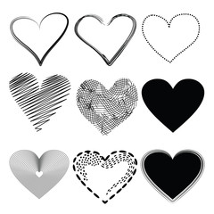 Heart icons