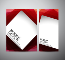 Abstract square frame background brochure business design template or roll up. Vector illustration