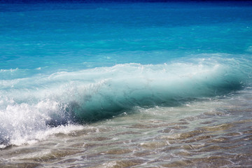 Beautiful Blue Sea Wave