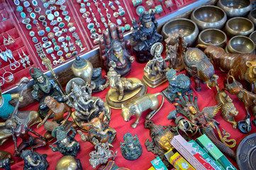 Tibetan buddhism souvenir from india market.