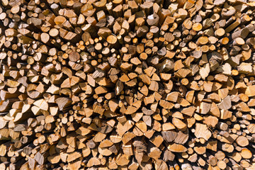 Pile of Chopped Firewood