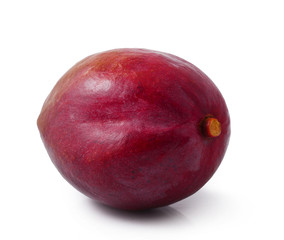 whole mango fruits on white background 