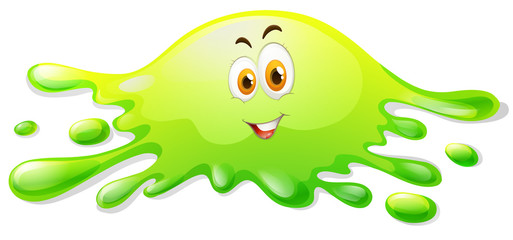 Happy face on water splash