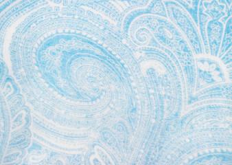 Fototapeta na wymiar cyan fabric texture background