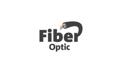 Logo concept "Fiber Optic"