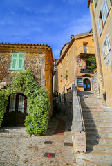 Old town Eze sur Mer in the French Riviera