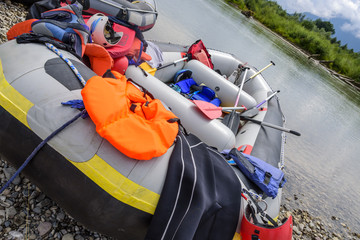 Rafting-Ausrüstung