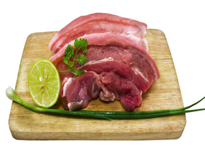 Fototapeta premium Raw pork bell