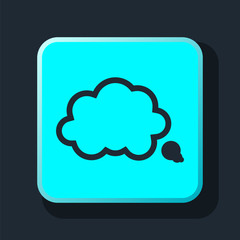 message icon outline