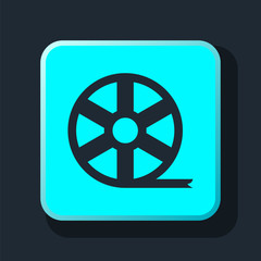 Naklejka premium movie icon