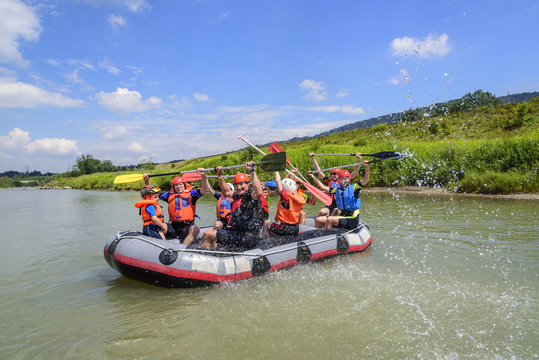 Rafting-Tour auf der Iller