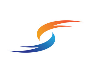 Obraz na płótnie Canvas S Speed faster Logo Template