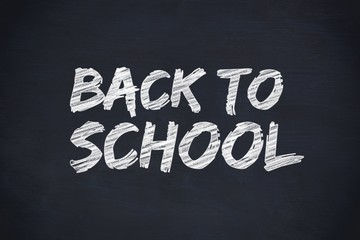Obraz premium Composite image of back to school message