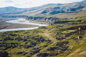 The antique city Uplistsikhe, Georgia