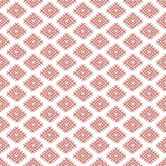 Ethnic russian seamless pattern