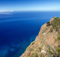 Fototapeta na wymiar Seascape, Madeira island, Portugal