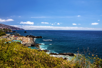Madeira, Portugal. Seafront of Funchal.