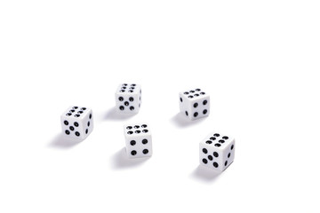 White dice