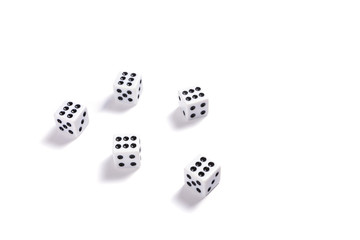 White dice