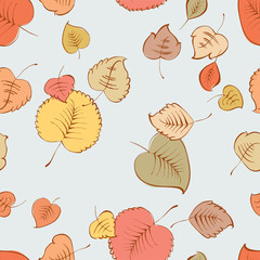 pattern of the falling leaves