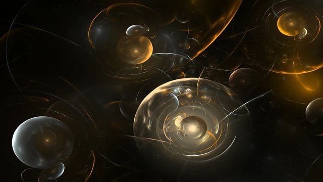 Animation mit reflektierenden Kugeln 