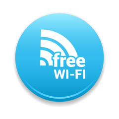 Free Wi-fi Round Icon