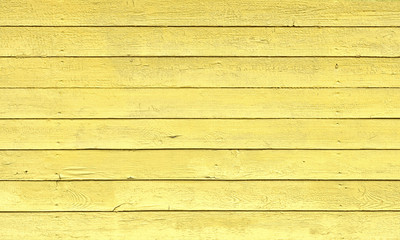 Yellow Painted Wood Planks as Background or Texture - 90532773
