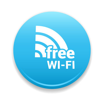 Free Wi-fi Round Icon