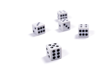 Poker chips and cards