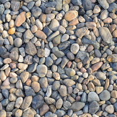 Natural Polished Pebble or Gravels Background