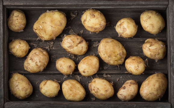 Raw new potatoes