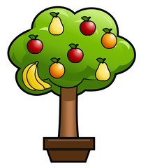 Magic fruit tree