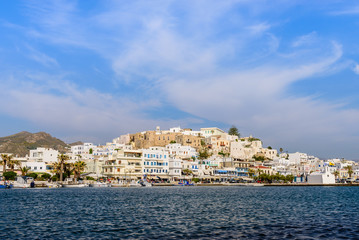 Fototapeta na wymiar Naxos old town, Naxos island, Cyclades, Greece.