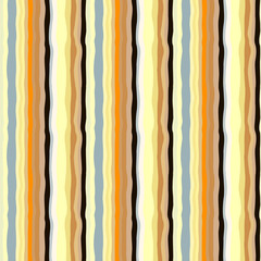 Abstract geometric seamless pattern with multicolored lines. Geometrical wallpaper in natural colors.