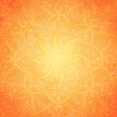orange mandala