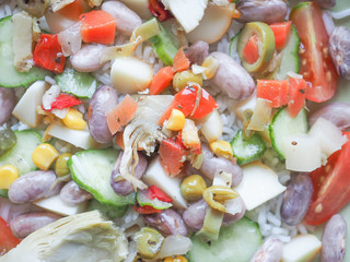 Basmati rice with vegetables