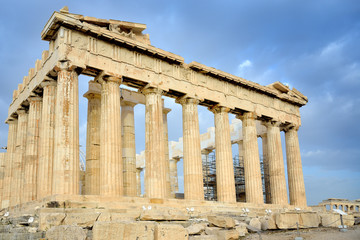 Parthenon on the Acropolis in Athens
