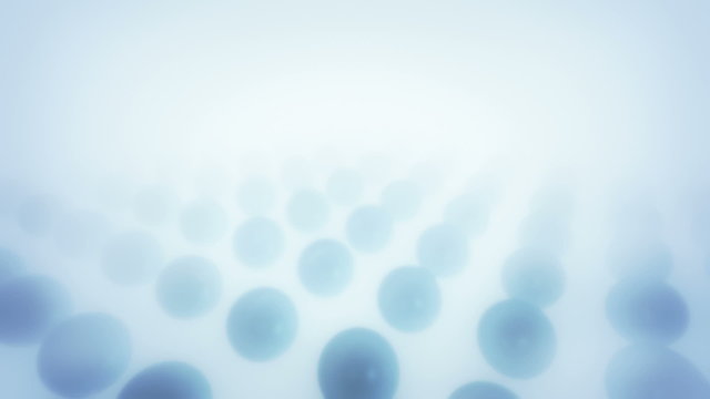3d Grid network of spheres 