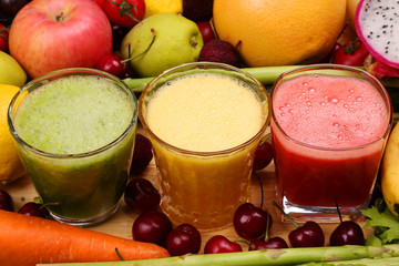 Vegetables and Fruits Juice