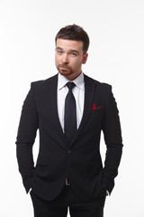 businessman in the studio