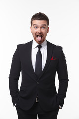 businessman in the studio