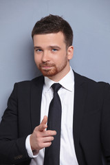 businessman in the studio